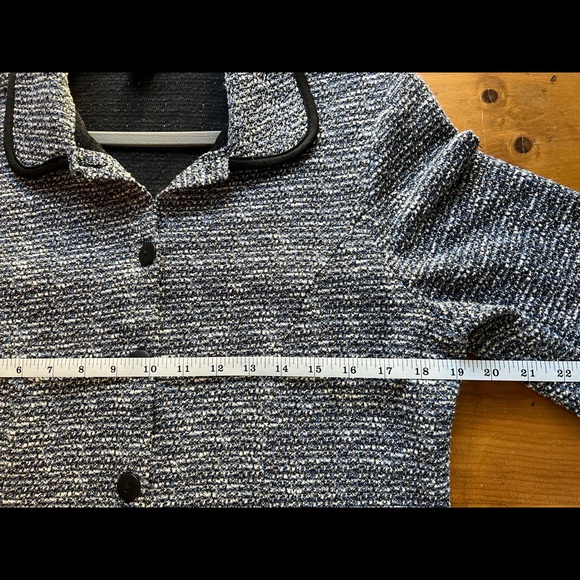 💙 Samantha Lee blazer in blue/black boucle fabric - XL - see photos - Picture 7 of 9